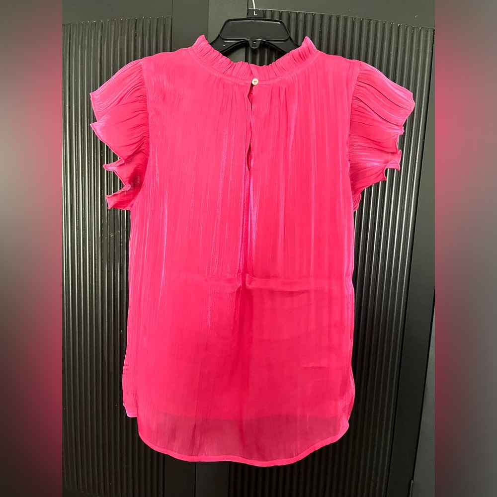 JODIFL shiny pink top - M